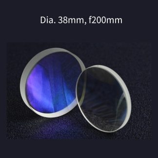 Fiber laser focusing lens: dia. 38, f200
